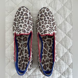 EUC Rothy’s mocha spot loafers size 10.5